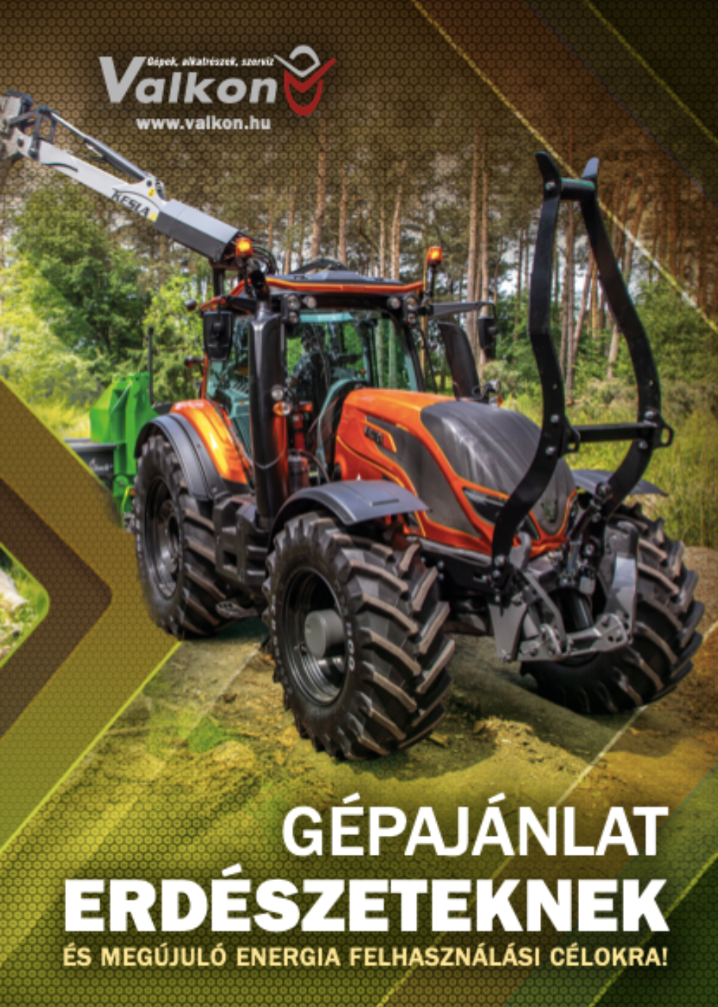 Gépajánlat erdészeteknek